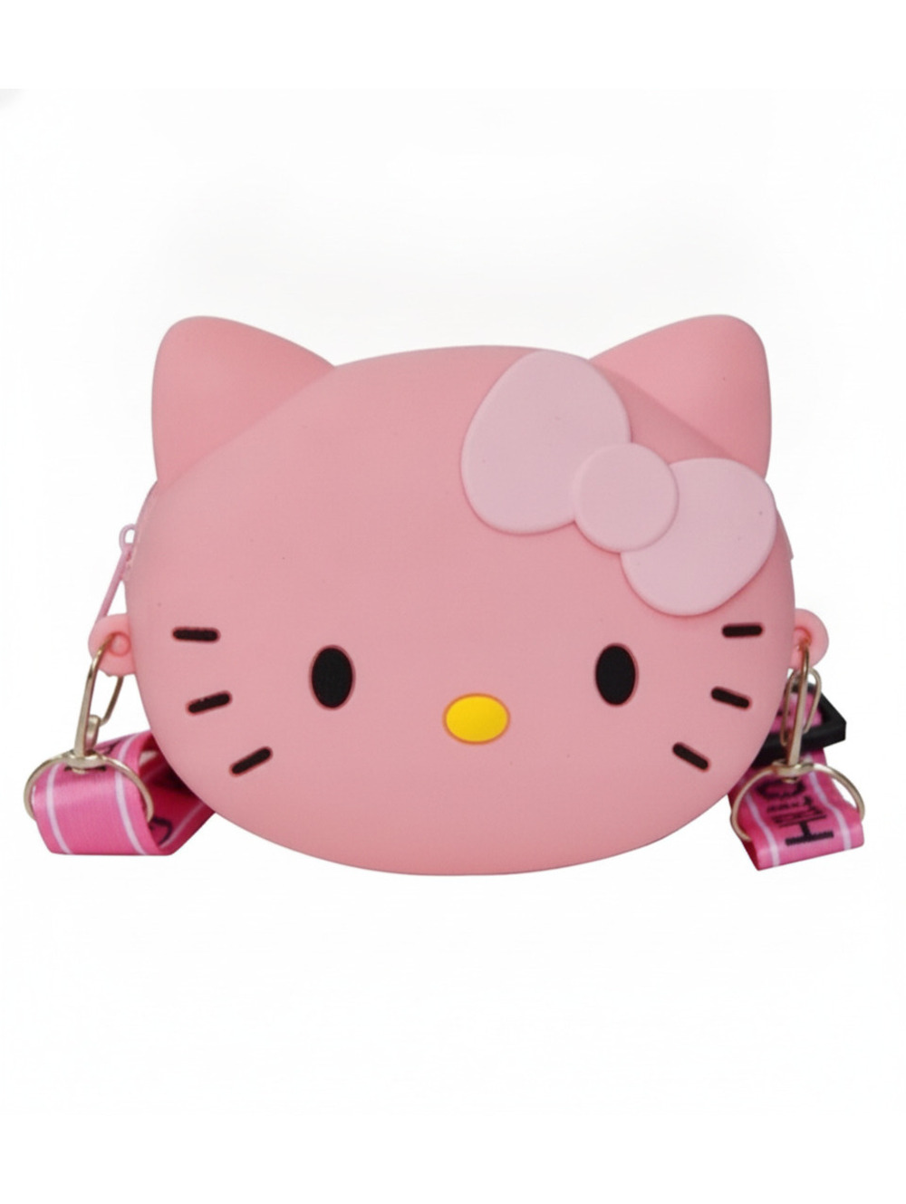 Pink Hello Kitty Crossbody Purse Cute Kawaii Anime Cat Shoulder Bag w/ Strap